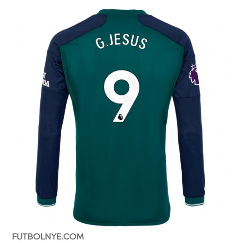 Camiseta Arsenal Gabriel Jesus #9 Tercera Equipación 2023-24 manga larga